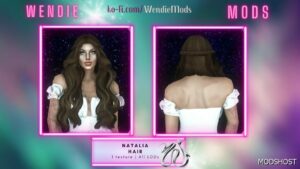 GTA 5 Player Mod: Natalia Hair for MP Female (Image #2)