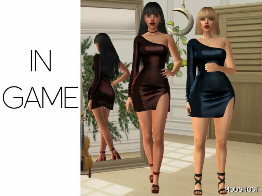 Sims 4 Paisley – Mini Dress mod