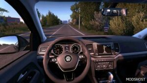 ETS2 Volkswagen Car Mod: Amarok V6 Beta V1.3 1.49 (Image #3)