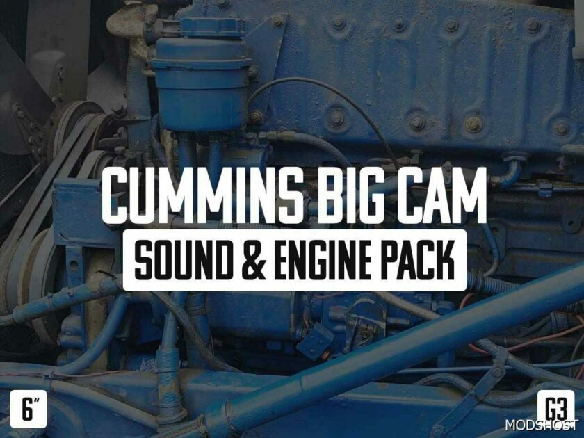 ATS Cummins BIG CAM Sound & Engine Pack 1.49 mod