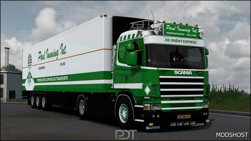 ETS2 Scania Truck Mod: 4Series 164 480 + Trailer Paul Imming 1.48 (Featured)