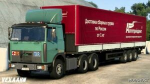 ETS2 MAZ Truck Mod: -6422 (1981) + MAZ Trailers 1.49 (Image #2)