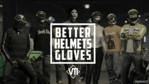 GTA 5 Player Mod: Better Helmets/ Gloves (Featured)