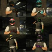 GTA 5 Player Mod: Better Helmets/ Gloves (Image #4)