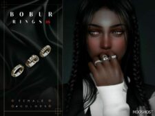 Sims 4 Rings for Three Fingers mod