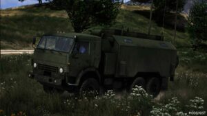 GTA 5 Vehicle Mod: 9S552 Mobile Command Post Kamaz Add-On | Lods (Image #3)