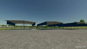 FS22 Placeable Mod: A SET of Metal Hangars/Warehouses V1.0.0.1 (Image #3)