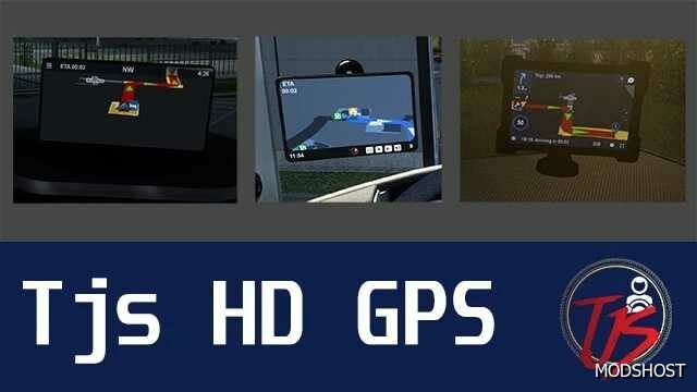 ETS2 TJS HD GPS Mod V1.5.0 mod