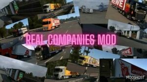 ETS2 Real Companies Mod 1.49 mod