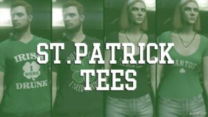 GTA 5 ST. Patrick T-Shirts mod
