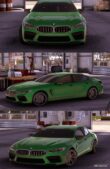 ETS2 BMW Car Mod: 2022 BMW M8 Competition G16 Update V2 1.49 (Image #2)