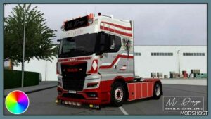 ETS2 MAN Mod: NEW Edition Skins MAN TGX 1.49 (Image #2)