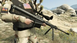 GTA 5 Weapon Mod: Barrett M82A1A Replace (Image #3)