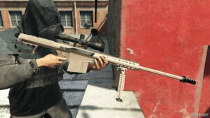 GTA 5 Weapon Mod: Barrett M107A1 Replace, 29 Inch, 20 Inch (Image #3)