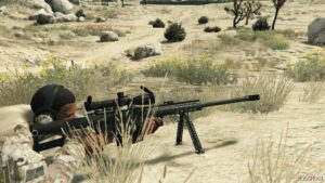 GTA 5 Weapon Mod: Barrett M82A3 (M107) Replace, 29 Inch, 20 Inch (Image #3)