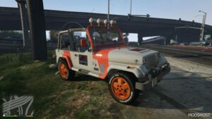 GTA 5 Jurassic Jeep Add-On V0.4 mod