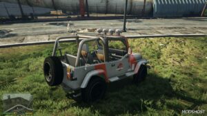 GTA 5 Jeep Vehicle Mod: Jurassic Jeep Add-On V0.4 (Image #4)