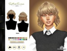 Sims 4 Joyce Hairstyle mod