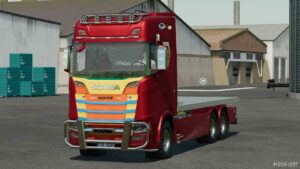 FS22 Scania Truck Mod: S520/730 V8 Flatbed (Image #2)