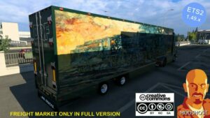 ETS2 Mod: DQF Flower Shuttle Trailer V2.0 1.49 (Image #2)