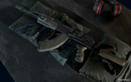 GTA 5 AK-47 Tactical Animated mod