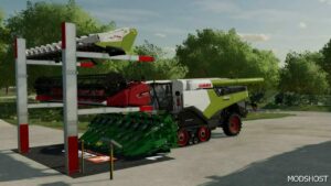 FS22 Mod: Lizard Hydra-Glide XL Header Storage System V1.0.1 (Image #3)