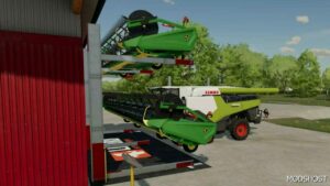 FS22 Mod: Lizard Hydra-Glide XL Header Storage System V1.0.1 (Image #4)