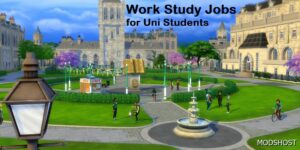 Sims 4 Part-Time University Jobs mod