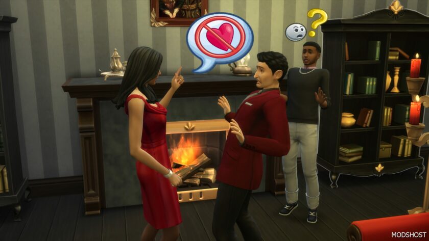 Sims 4 Better Romantic Jealousy mod