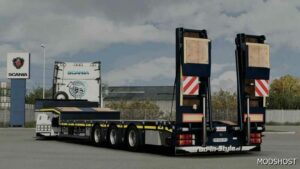 ETS2 Kassbohrer Trailer Mod: Lowloader 3 Axle V1.1.10 (Image #3)