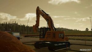 FS22 Caterpillar Forklift Mod: 335 Hydraulic Excavator (Image #2)