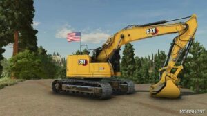 FS22 Caterpillar Forklift Mod: 335 Hydraulic Excavator (Image #6)