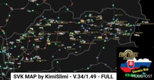 ETS2 Mod: SVK Map by Kimislimi V.34 – Demo 1.49 (Image #3)