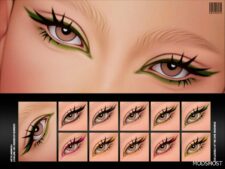 Sims 4 Eyeliner N324 mod