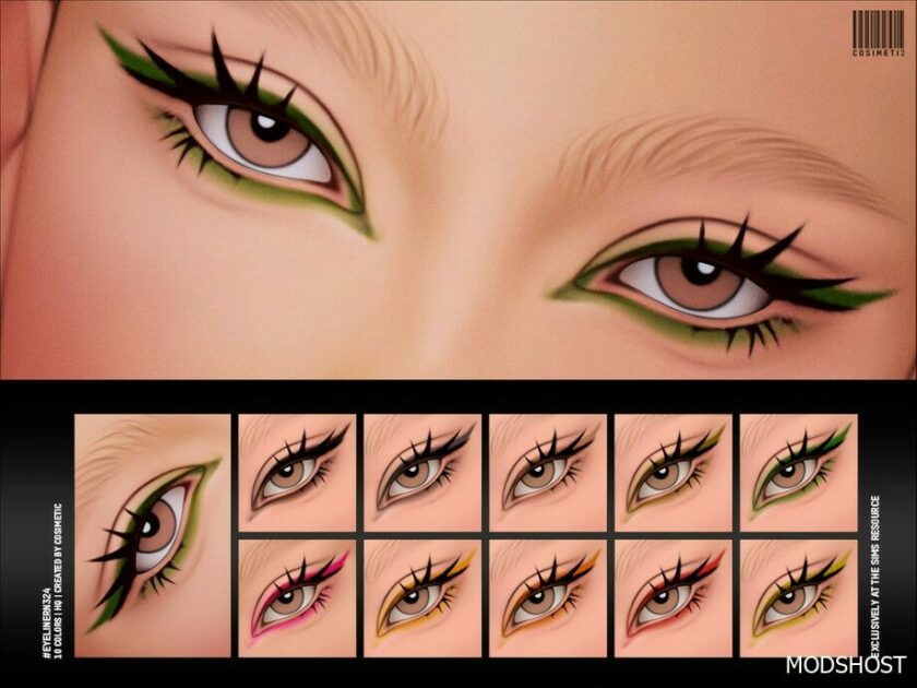 Sims 4 Eyeliner N324 mod