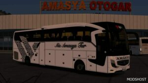 ETS2 Mercedes-Benz Mod: Mercedes Benz Travego 16 SHD E6 MIS Amasya TUR Skinpack V1 (Image #2)