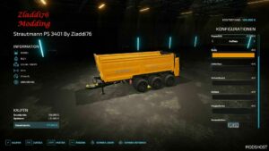 FS22 Strautmann Trailer Mod: PS 3401 (Image #2)