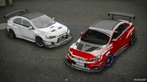 GTA 5 Mitsubishi Vehicle Mod: Lancer Evolution X Final Edition Add-On / Replace | Fivem | 270+ Tuning | Template (Featured)