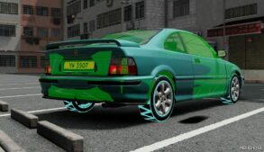 BeamNG Coupe Car Mod: Rover 200 Coupe (1992-2000) V2.0 0.31 (Image #3)