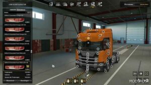 ETS2 Scania Part Mod: S/R NEW Sunshield 1.49 (Image #3)