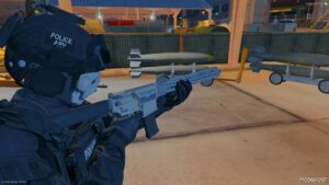 GTA 5 Weapon Mod: AR-15 Enhanced Battle Rifle | ADD on SP V Final (Image #2)