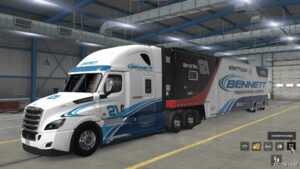 ATS Skin Mod: Bennett Truck Transport 1.49 (Image #3)