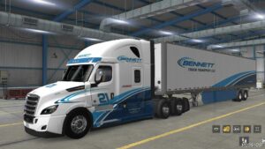 ATS Skin Mod: Bennett Truck Transport 1.49 (Image #4)