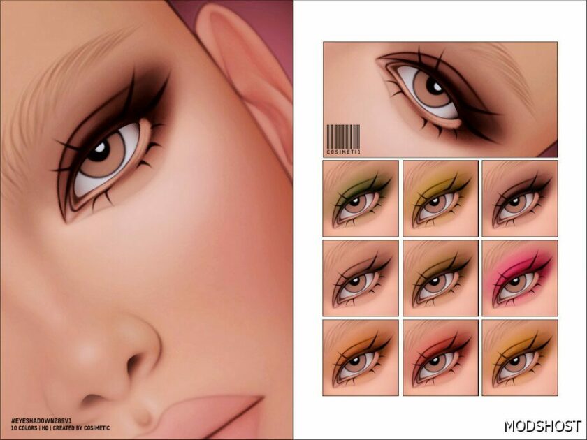 Sims 4 Basic Matte Eyeshadow N289 V1 mod