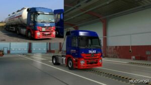 ETS2 Alfred Talke Skin for Schumi’s Mercedes Benz Actros MP3 1.49 mod