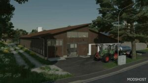 FS22 Placeable Mod: Medium Sized COW Barn (Image #3)