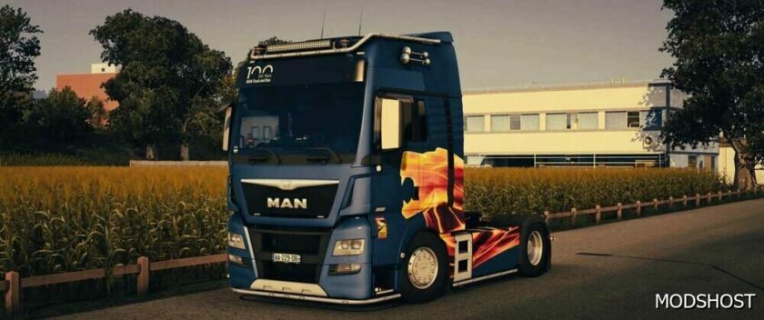 ETS2 MAN Truck Mod: TGX E6 100 Years Add-On 1.49 (Featured)