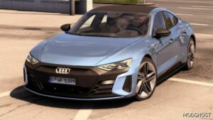ETS2 Audi Car Mod: 2022 Audi E-Tron GT RS Update V2.0 1.49 (Image #2)