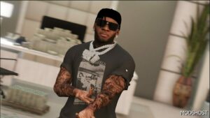 GTA 5 Player Mod: Dump Rich Chain for Franklin (Image #3)