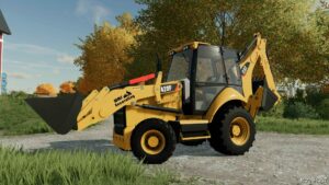 FS22 Caterpillar Tractor Mod: 420FIT Backhoe (Image #3)